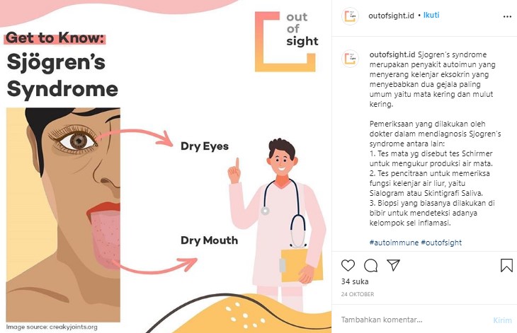 Erskiditha Putri Hanura, Pahlawan Autoimun di Balik Akun Out of Sight