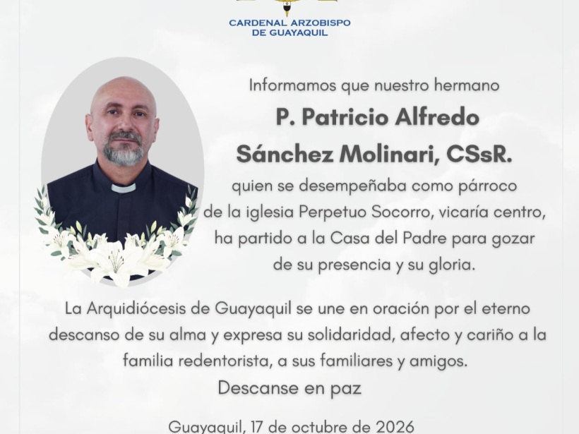 Nahas, Pastor Paroki Patricio Alfredo Sanchez di Ekuador Meninggal Tertimpa Salib