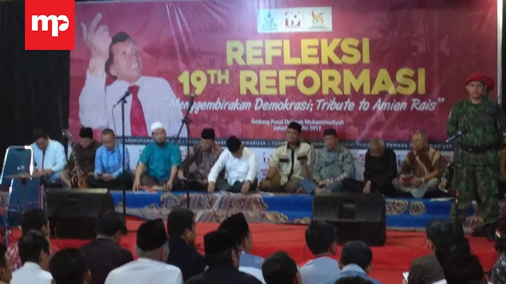 Refleksi 19 Tahun Reformasi, Pemuda Muhammadiyah Gelar Nonton Bareng Perjuangan Amien Rais