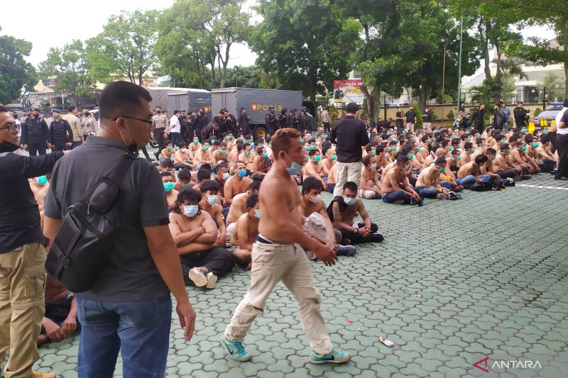Polisi Amankan 725 Anggota GMBI