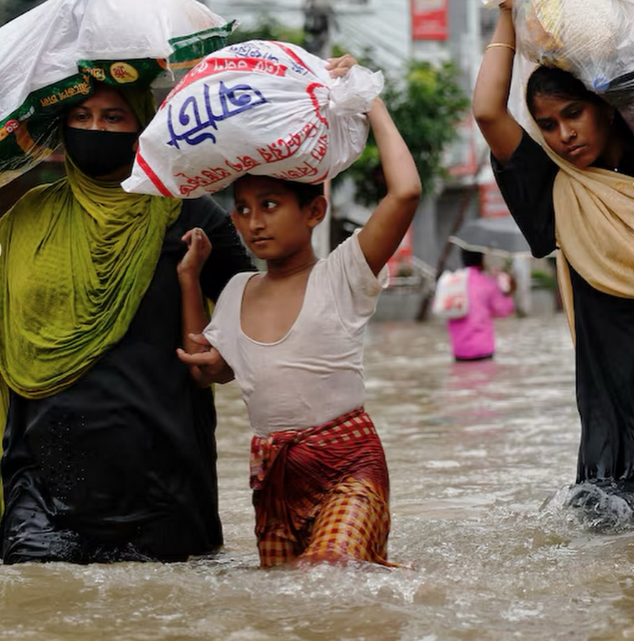  Hujan Deras dan Banjir Bandang Melanda Bangladesh, 51 Orang Tewas