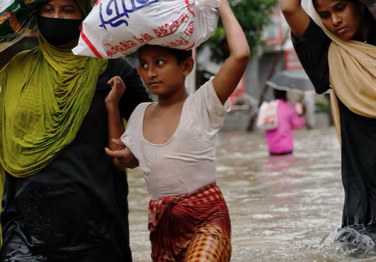  Hujan Deras dan Banjir Bandang Melanda Bangladesh, 51 Orang Tewas