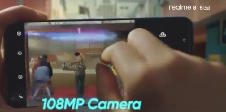 Kamera 108MP pada realme 8 Pro menggabungkan sensor Samsung ISOCELL HM2 dengan sensor masif 1/1.52 inci. (Foto: Ist)