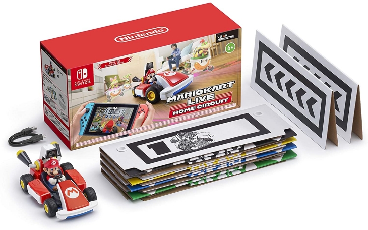 Isi dari paket penjualan Mario Kart Live Home Circuit (Foto: Nintendo)