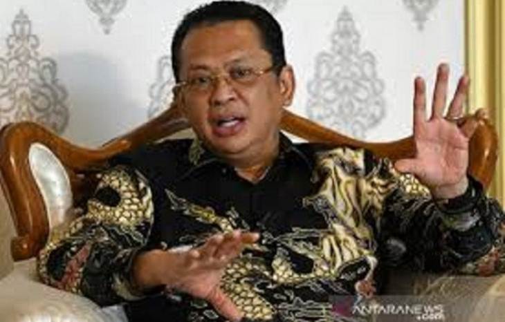 Ketua Majelis Permusyawaratan Rakyat (MPR) Bambang Soesatyo. (ANTARA FOTO/Aditya Pradana Putra/hp.)
