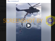 [HOAKS atau FAKTA]: Helikopter Buang Jenazah Korban COVID-19 di Laut Meksiko
