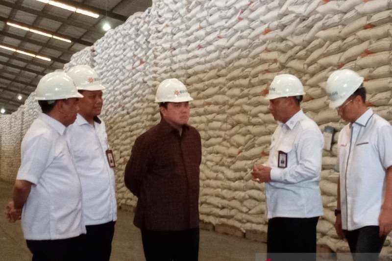 Menteri Erick Thohir Pastikan Stok Pangan Aman sampai Lebaran