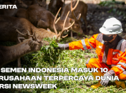 PT Semen Indonesia Masuk 10 Perusahaan Terpercaya Dunia Versi Newsweek