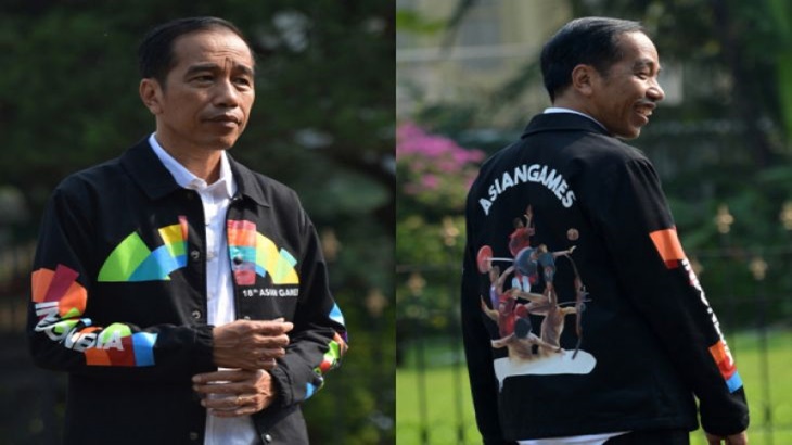 Jersey Asian Games Presiden Jokowi