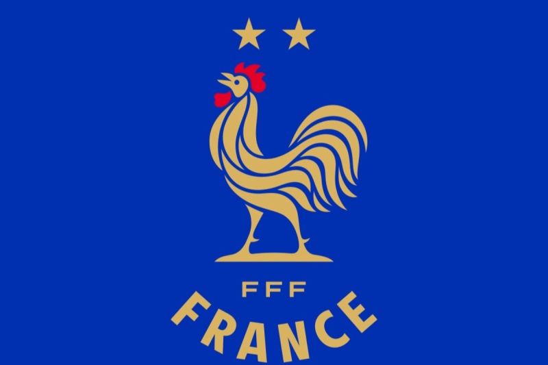 Logo baru FFF untuk semua level timnas Prancis. (X.com/equipedefrance)
