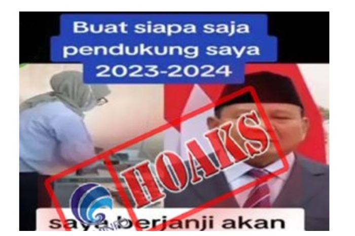 [HOAKS atau FAKTA] Prabowo Janjikan Rp 150 Juta Bagi yang Mendukungnya di Pemilu 2024