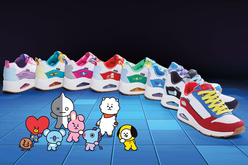 A.R.M.Y, Cek Koleksi Sneakers Terbaru Skecher x BT21