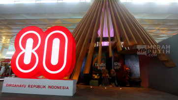 Menilik Instalasi Arsitektural Nusantara Heritage Meriahkan HUT Ke-80 RI di Bandara Soekarno-Hatta