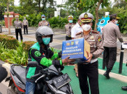 Gelar Operasi PSBB, Polisi Sasar Pangkalan Ojek dan Pengemudi Ojol