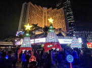 Gemerlap Cahaya Jakarta Light Festival 2025 Meriahkan Perayaan Natal dan Tahun Baru 2026 