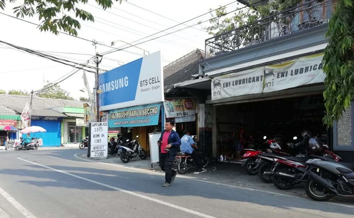 Lokasi pasutri terduga teroris dibekuk Densus 88 di Sragen, Jawa Tengah