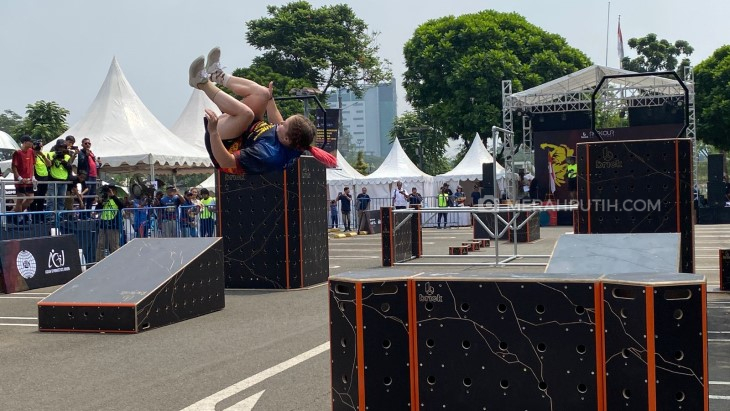 Brick Parkour Asian Tour Indonesia 2023 Resmi Dibuka di AEON BSD City