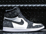 Tampil Mewah dengan Kolaborasi Custom Air Jordan 1 x Louis Vuitton Denim
