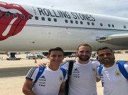 Timnas Argentina Tiba di Rusia dengan Jet Pribadi Rolling Stones 
