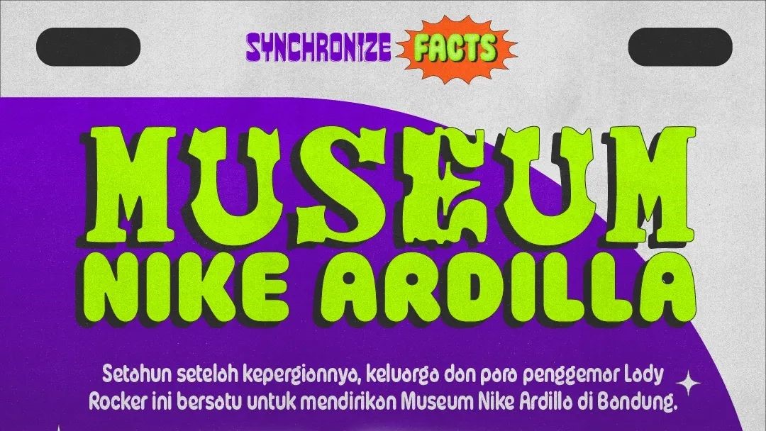 Pertama Kalinya, Museum Nike Ardilla Hadir di Synchronize Fest 2024