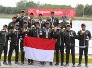SEA Games 2025 Thailand: Tim Putra Dragon Boat Indonesia Raih Medali Emas Nomor Small Boat 200M