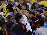 Kericuhan Semifinal Copa America 2024, Pemain Uruguay Adu Jotos dengan Suporter Kolombia