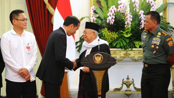 Jokowi dan KH Ma'ruf Amin