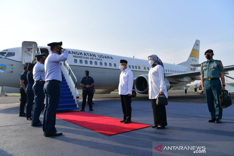 Kendalikan Kemiskinan Ekstrem, Wapres Ma'ruf Bertolak ke Maluku