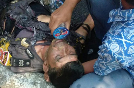 Kericuhan Mahasiswa Akibatkan Empat Polisi Terbakar, Kang Emil: Berakhir Tidak Baik