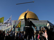 Massa Batal Long March dari Kedubes Palestina ke Amerika Serikat