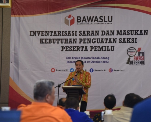 Bawaslu Pertajam Kualitas Saksi untuk Tutup Celah Pelanggaran di Pemilu 2024