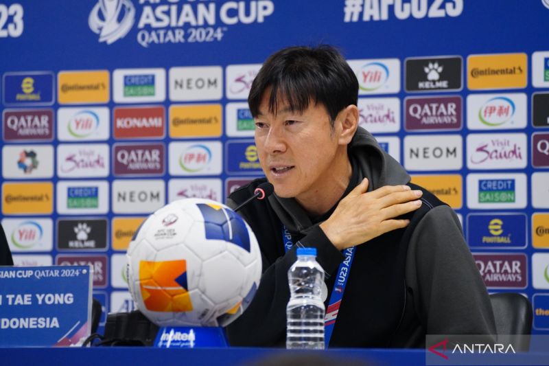 Jelang Timnas Indonesia U-23 Vs Irak, Shin Tae-yong Sebut Fisik dan Mental Terkuras