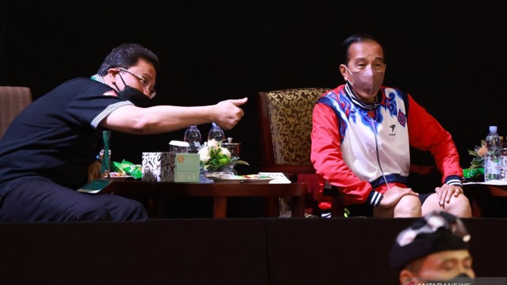 Jokowi Tutup Kunjungan di Bali dengan Hadiri Rapimnas Kadin 2021