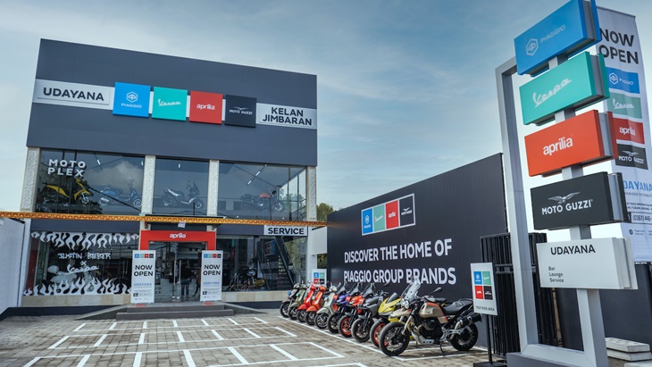 Piaggio Indonesia Buka Dealer Premium Motoplex di Bali