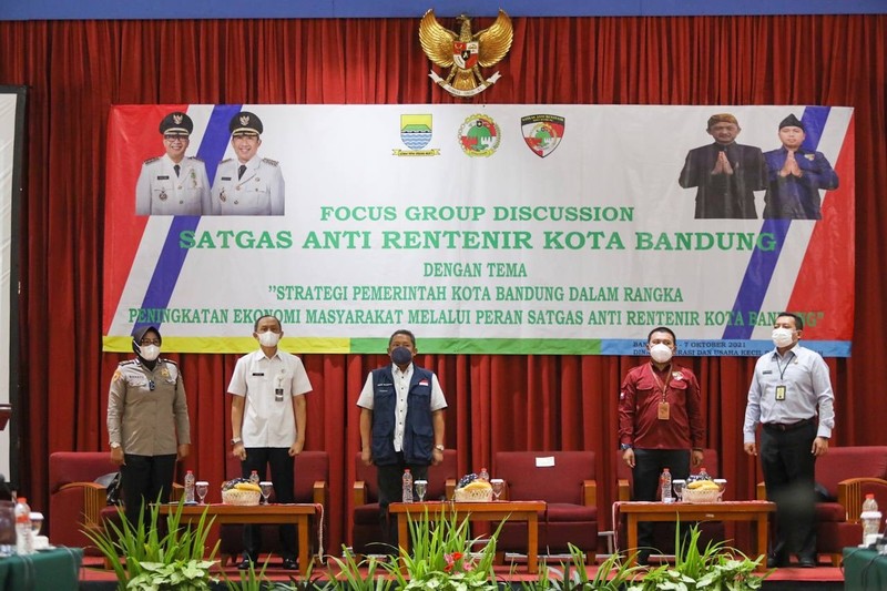 Satgas Rentenir Kota Bandung. (Foto: Humas Kota Bandung)