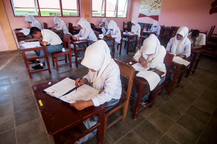 Ilistrasi pelajar SMA (Foto: Antara Foto/Embong Salampessy)