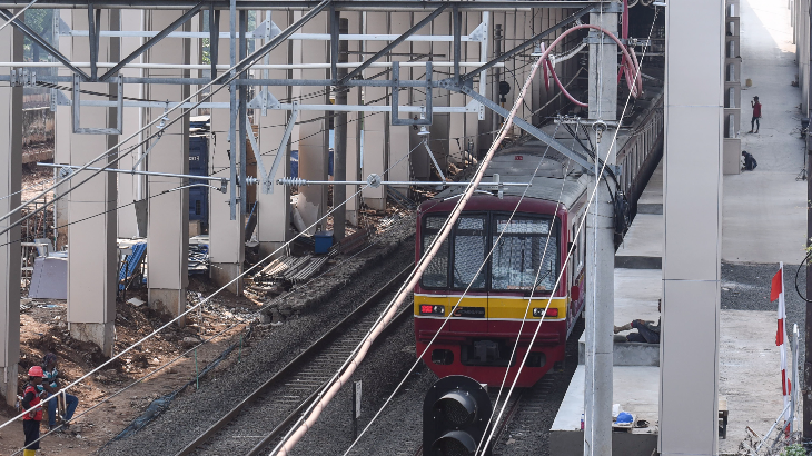 Jalur Kereta Api Bandara Soetta Tersambung 10 November