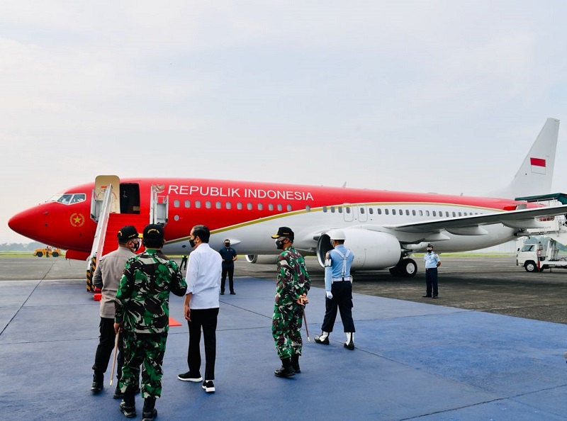 Jokowi Tinjau Pabrik Porang dan Vaksinasi di Jawa Timur