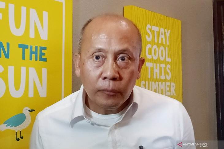 Sekretaris Fraksi Partai Nasional Demokrat (NasDem) di DPR RI Saan Mustopa ditemui dalam sebuah diskusi di Jakarta, Selasa (3/12/2019) (ANTARA News/Fathur Rochman)