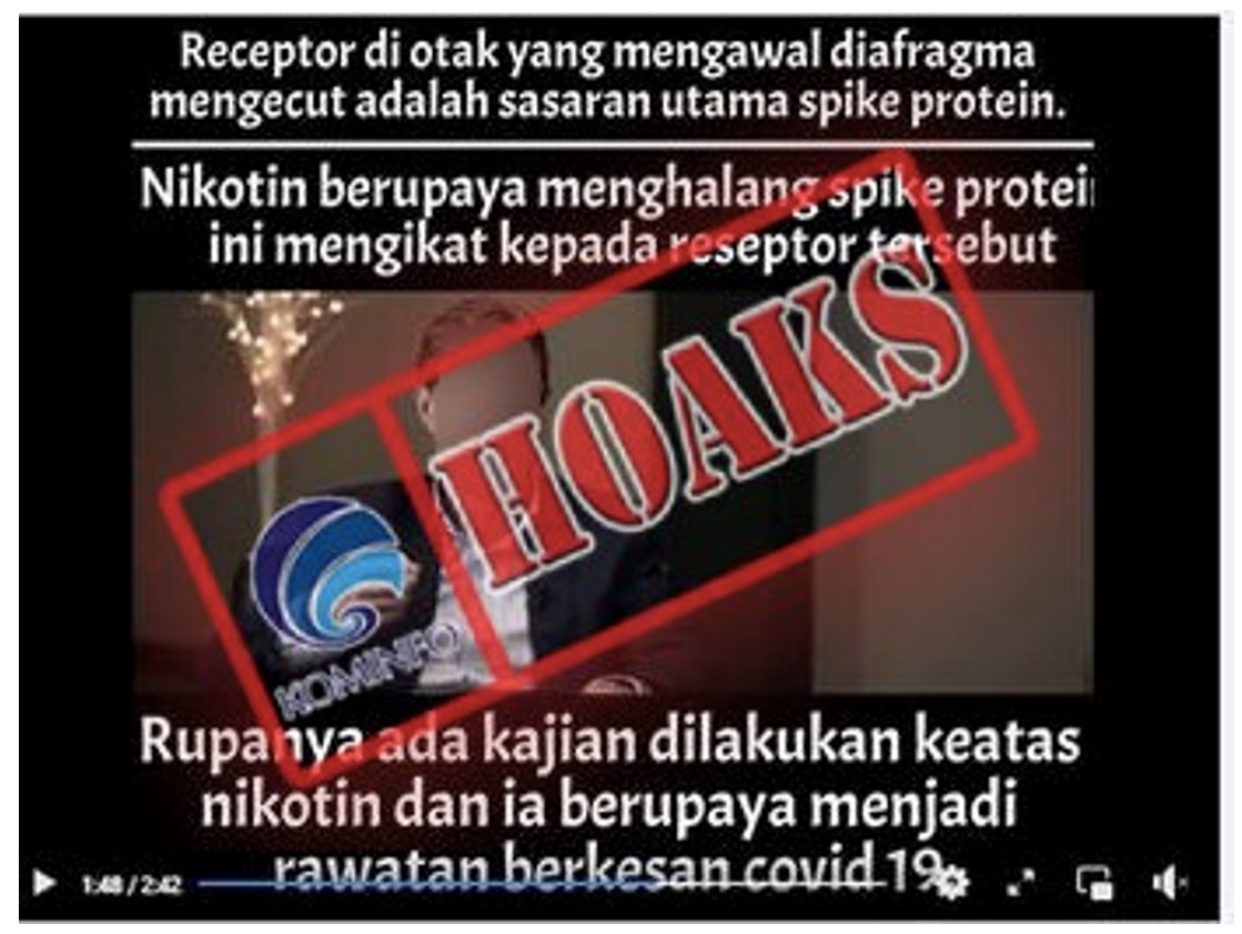 [HOAKS atau FAKTA]: Nikotin Mampu Mengobati COVID-19
