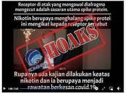 [HOAKS atau FAKTA]: Nikotin Mampu Mengobati COVID-19