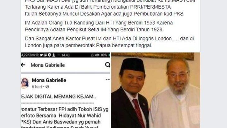 [HOAKS atau FAKTA]: Anies Foto Bersama Tokoh ISIS Donatur Terbesar FPI 