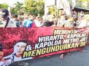  Massa Ormas Islam Demo Polresta Surakarta, Tuntut Wiranto dan Kapolri Mundur 