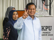 Prabowo Bersiap Pidato Sikapi Kemenangan Quick Count di Istora Senayan 