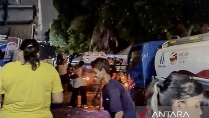 Wilayah Terdampak akibat Kebocoran Pipa PAM Jaya di Petamburan Jakarta Pusat