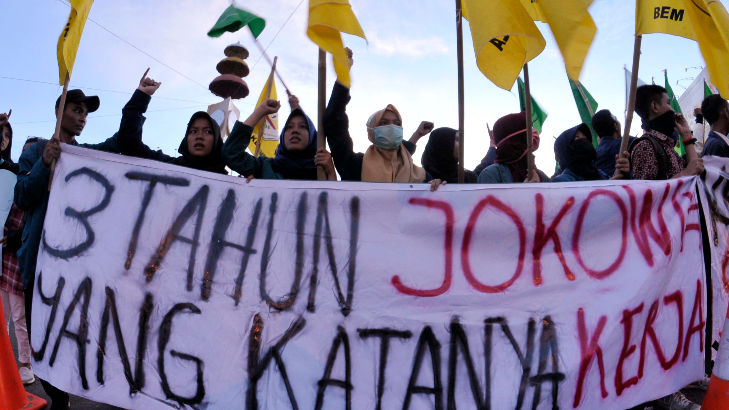 Polisi Tetapkan 2 Tersangka Dalam Aksi Demo di Istana Negara