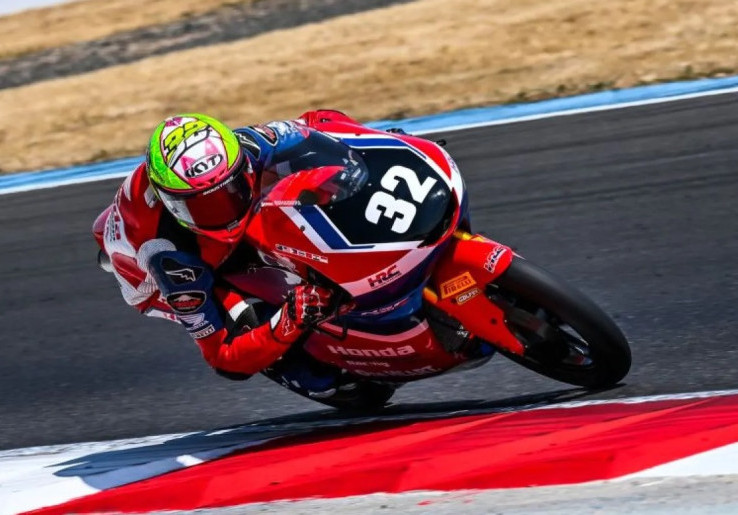 Siap Tancap Gas! Kiandra Ramadhipa Bidik Gelar Moto3 Junior Valencia