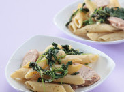 Pasta Penne dan Bayam, Cepat dan Sehat