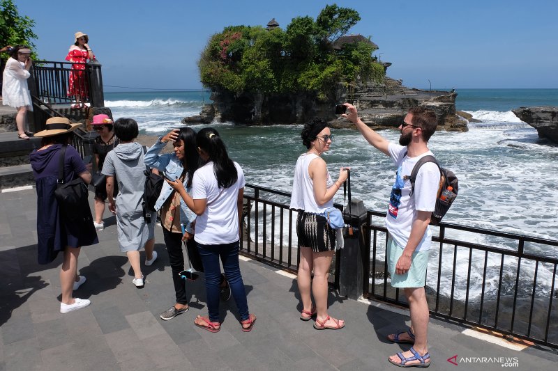 Para wisatawan mancanegara di Bali