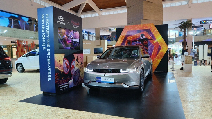 Hyundai Hadirkan Display Spider-Verse bersama Ioniq 5 di 11 Kota Besar Indonesia